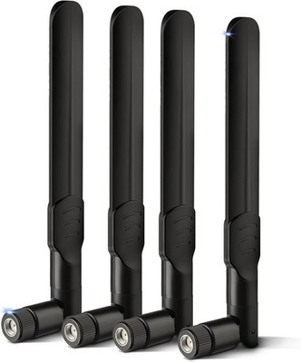 4 Pack 4G LTE Trail Camera Antenna 8dBi RP-SMA Male Spypoint TACTACAM, Free Ship