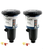 2 PACK Orbit 3" Pop-up Pulse XL  45 ft Adjustable Impact Sprinkler Black 55201