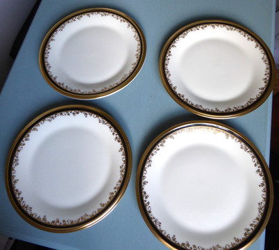 Set Of 4 Lenox Bone China ECLIPSE - Bread & Butter / Dessert Plates - 6 3/8''
