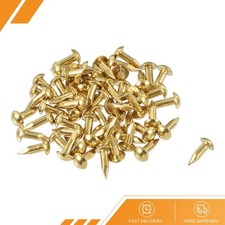 60pcs - Small Tiny Hardware Brass Nails 3mmx10mm