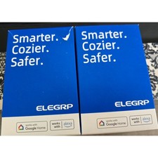 Two Elegrp smart light switches. New, white A...