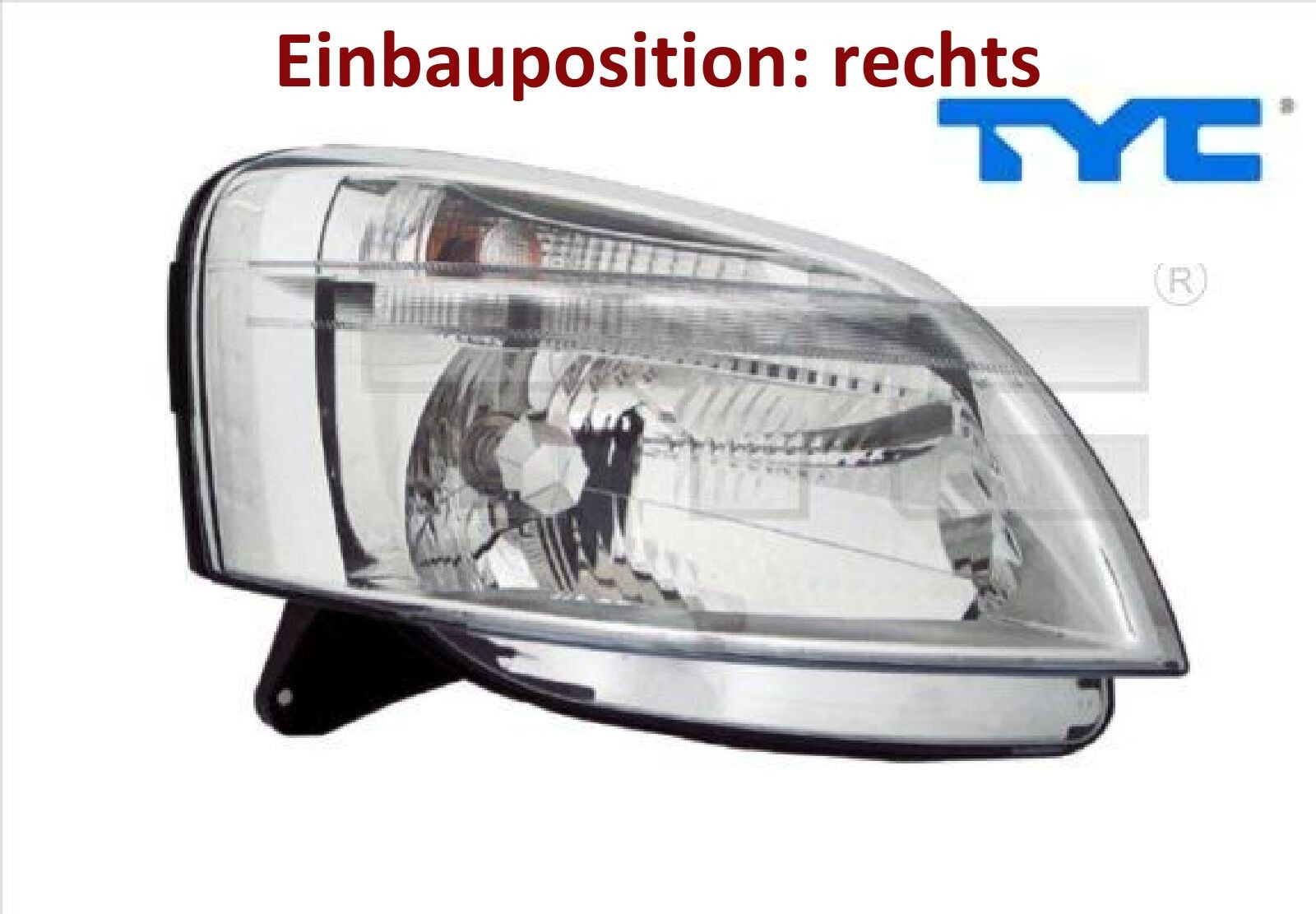 Scheinwerfer Rechts Vorne für Peugeot Partner Combispace D 4x4, Citroën 96-11 - Bild 2