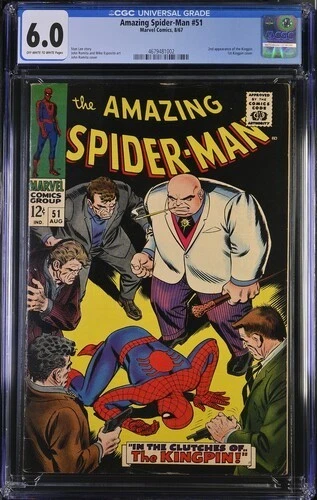 Amazing Spider-Man #51 CGC 6.0 2nd appearance of the Kingpin.