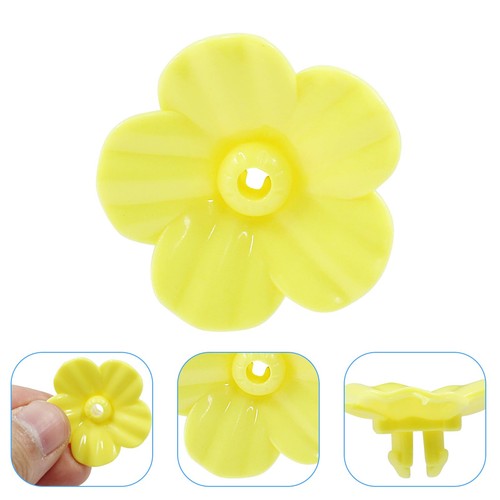 10Pcs 30mm Yellow Hummingbird Feeder Replacement Flowers with 2 Pcs Cleaning ... - Picture 5 of 5
