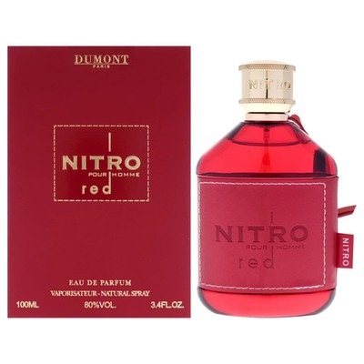 Nitro Red Pour Homme by Dumont Paris Eau de Parfum 3.4 oz / 100 ml  