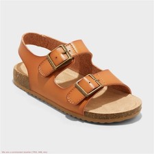 Toddler Reagan Sandals - Cat Jack Cognac 10T Open Toe SEE DEAL
