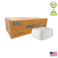 MORCON D712 Morsoft Low Fold Dispenser Napkin White 1 ply 20/400 cs