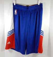 Detroit Pistons Team Issued Blue Training Shorts XL DP58100
