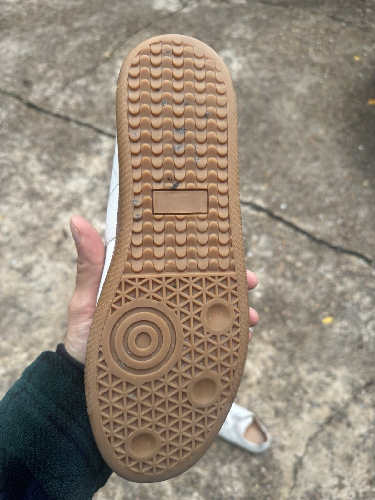 Beckett Simonon Morgan GAT Trainers Size 11 White Leather Gum Soles