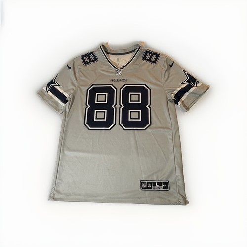 NEW Nike Authentic CeeDee Lamb Cowboys Inverted Legend Jersey Gray Men L 