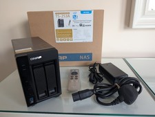 QNAP TS-253A 2-Bay NAS 8GB RAM, Quad-Core, HDMI – Boxed w/ PSU & Remote