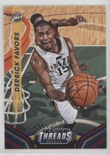 2014-15 Panini Threads Century Proof Red /199 Derrick Favors #48 1u6