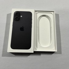 BOX ONLY Apple iPhone 16 Black 128gb A3081 MY...