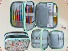 Crochet Storage Case For Crochet Hooks and Crochet Accessories Organizer Empty