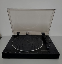 DENON Quartz DP-23F Micro Processor Automatic Turntable Shure V15 Stylus - Works