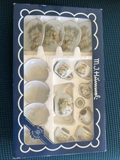 M.J. Hummel Miniature Tea Set 16pc Porcelain Made In Germany