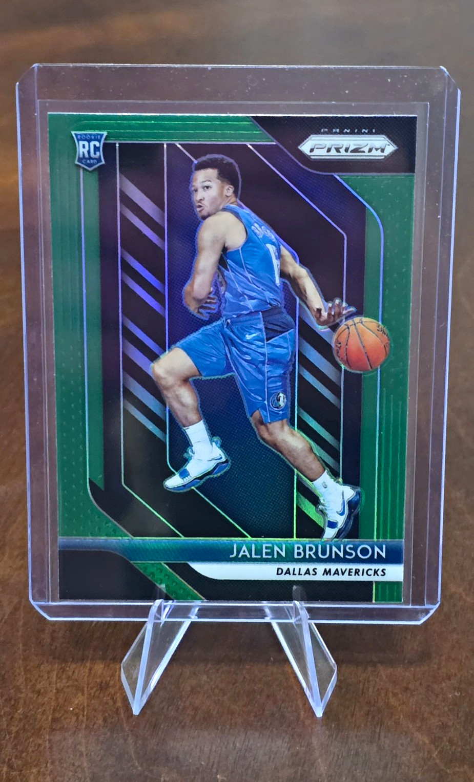 2018-19 Panini Prizm Green Jalen Brunson Rookie Dallas Mavericks #250