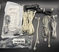 Lot of 10 Landline Telephone Cables - Various Sizes