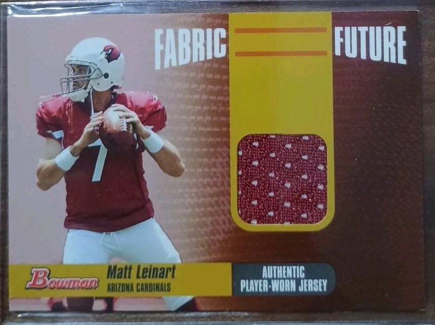 Matt Leinart Bowman Fabric of the Future #FFML Base
