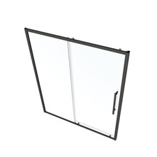 50"-54"W x 72"H sliding shower door, sliding door, with 1/4" tempered glass