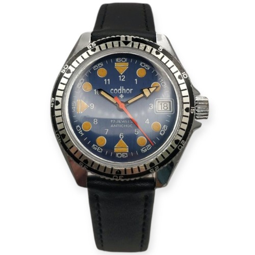 Codhor 34mm 1970s Calibre mécanique FE 140 LEBROCANTHEURE MONTRE VINTAGE WATCH - Photo 2 sur 5