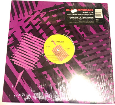 M.C. Hammer Pump it Up (Versions) 12'' Ep Lp In Shrink W Hype sticker Ex
