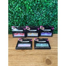 New Bundle Of 5 Flashy Lashes Adult Costume Eyelashes Cosplay Red Green Purple