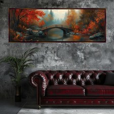 Autumn Countryside Canvas Ryan James Gallery Wrapped Wall Art Framed