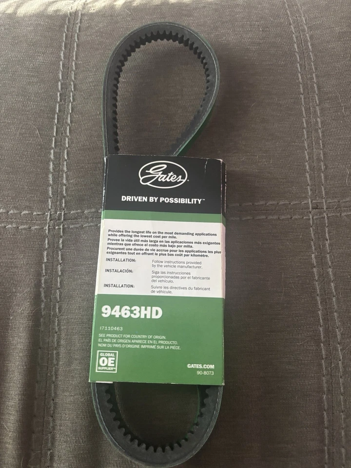 Cinturón en V de alta resistencia Gates 9463HD FleetRunner Foto 2 de 2