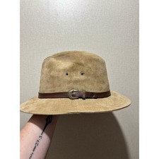 Aureus Genuine Leather Suede Hat Medium Made in USA