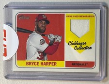 Bryce Harper 2018 Topps Heritage Clubhouse Collection Jersey CCR-BH Sealed