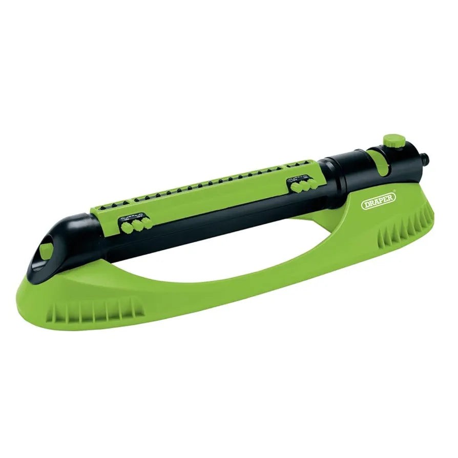 Draper 09690 Oscillating Lawn Sprinkler Outdoor Garden Watering 15-21 Jets