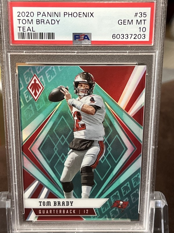 2020 Panini Phoenix Tom Brady #35 Teal #016/175 SSP Rare PSA GEM MT 10