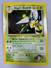Pokemon Koga’s Beedrill 9/132 Gym Challenge Holo Rare LP/MP WOTC 2000 on eBay
