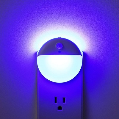 2 Pack Plug in Night Light with Motion Sensor and Dusk to Dawn Sensor, Steple...