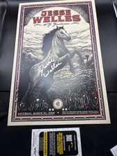 Jesse Welles signed 2026 PosterThe UC Theater Berkeley CA .  Guest Joan Baez JSA