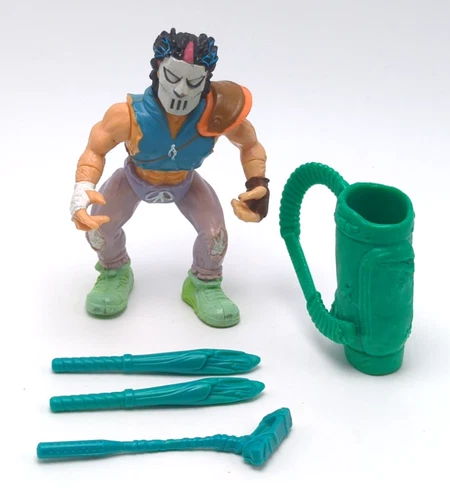 TMNT Casey Jones Figure   1989 Teenage Mutant Ninja Turtles Vtg COMPLETE