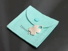Authentic Tiffany & Co. Charm necklace top clover Sterling Silver #8995