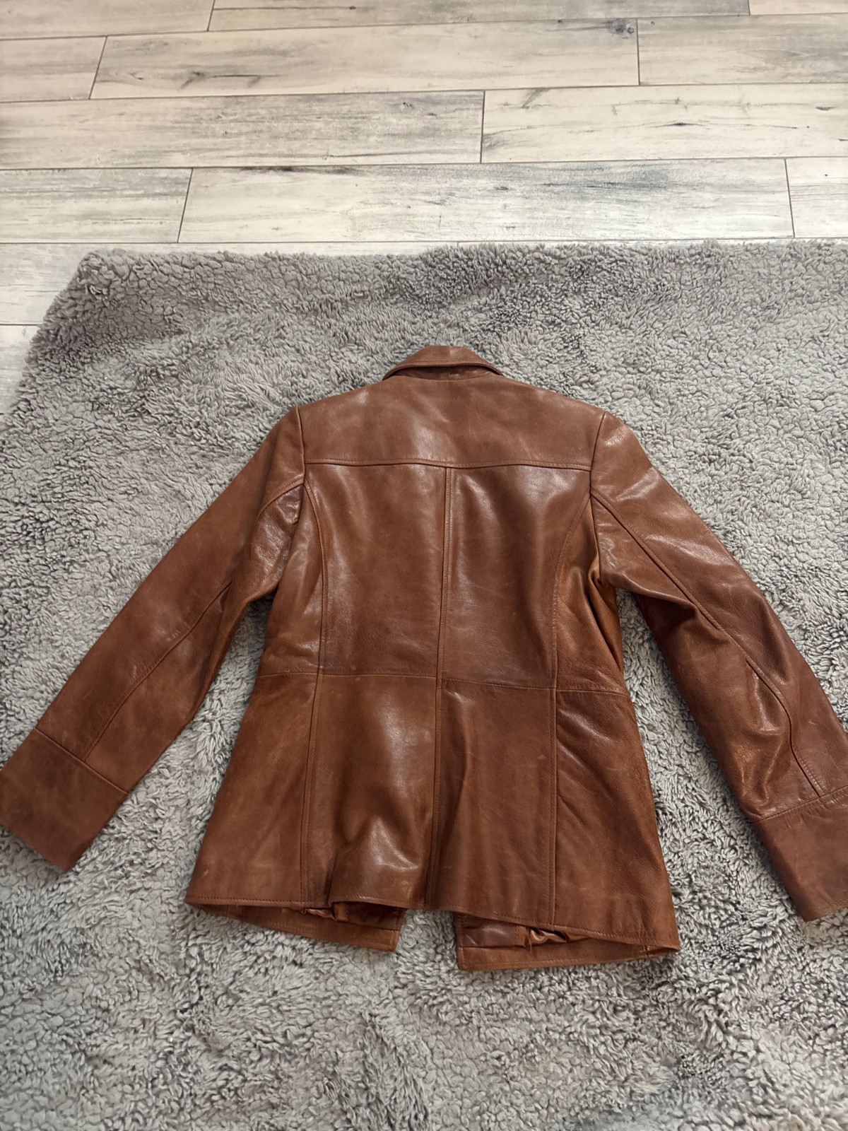 Mossimo Leather Jacket Small - image 5