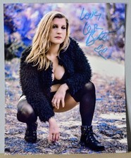 Leva Bates - Blue Pants - Signed Autographed 8x10 Photo - WWE AEW Wrestling