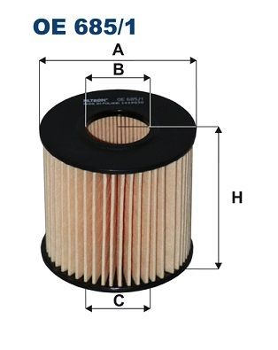 ÖLfilter Filtron OE 685 1 FÜR Lexus Lotus Toyota MotorÖLfilter SchmierÖLfilter-image