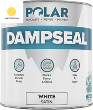 Polar Damp Seal Paint - Primer & Topcoat for Indoor Walls & Ceilings - Mould Re