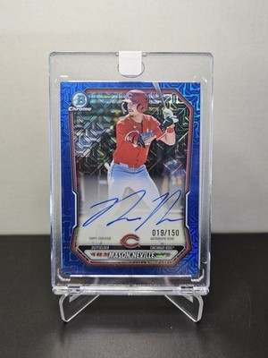MASON NEVILLE 2026 Bowman Chrome   #BMA-MN BLUE MOJO REFRACTOR AUTO SP #'d/150