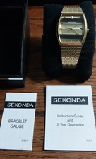 sekonda mens watch 3678 bkt new condition