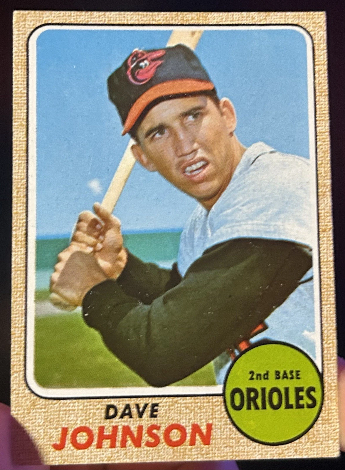 Dave Johnson trading card