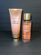 Victoria's Secret Amber Romance Fragrance Mist  Lotion Set Of 2