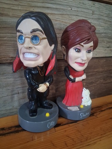 2002 Joks Ozzy Osbourne Sharon Bobble Head Talking Bobber Tested Working - Picture 2 of 2