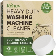 Heavy Duty Washing Machine Cleaner Descaler Tablets - Deep Cleaning for Front...