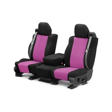Caltrend Cd405-14nn Neosupreme 1st Row Pink Black Custom Seat Covers