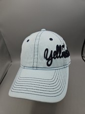 Yellowstone National Park Baseball Cap Hat Strap Back Embroidered Spellout Blue